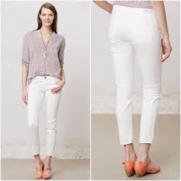 AG Adriano Goldschmied, The Stevie slim Straight white, 28R Made in USA - Picture 1 of 9